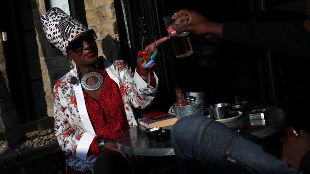 For Kafele Fairman, 54, who moved to London aged 16 from Jamaica, Brexit comes with a different worry - the fear of racist discrimination on the back of tougher border controls. “As black people travelling, we have enough problems as it is,” she said while enjoying a glass of Prosecco on an outside table of a bar in the sunshine on the high street. (Hannah McKay / REUTERS)