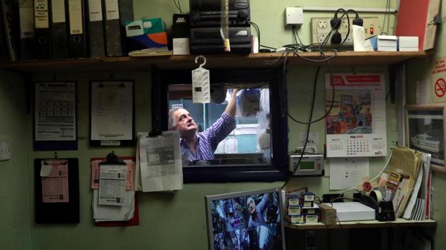 Shop worker Brian Watkins, 58, checks stock at ADS One hardware store on Streatham High Road. Watkins said he voted to leave but now feels that he was lied to about how much money Britain would save as a result, one of the main claims of the Leave campaign. He, like most people in Britain, said he had no idea what the outcome of Brexit would be, with members of parliament as deadlocked as ever over the way forward. (Hannah McKay / REUTERS)
