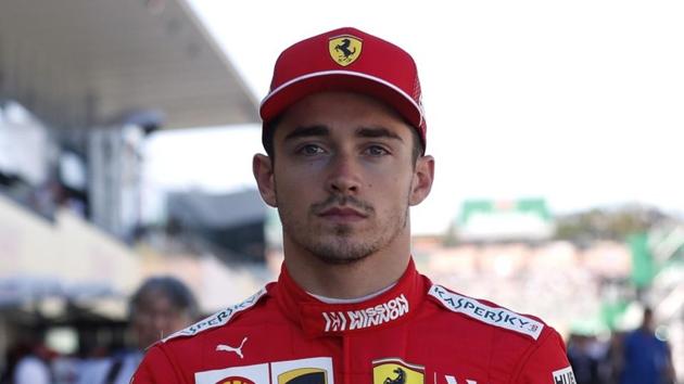 File photo of Ferrari's Charles Leclerc.(REUTERS)