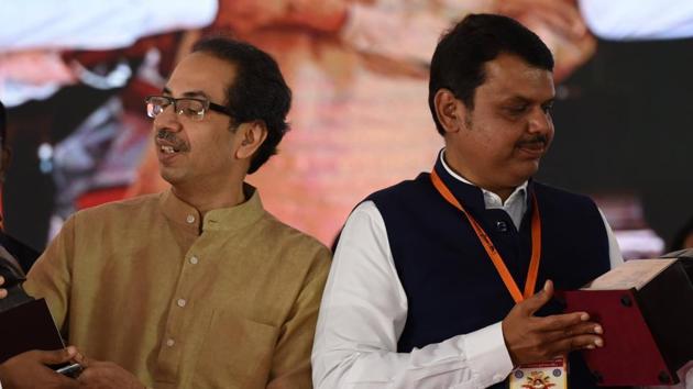 BJP and Shiv Sena has a pre-poll alliance in Maharashtra.(HT photo/Bachchan Kumar)