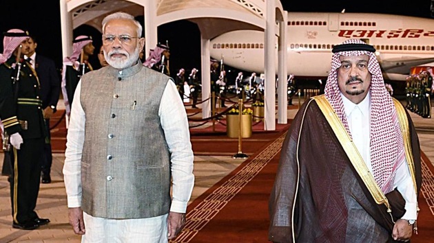 India and Saudi Arabia are expected to sign several key agreements during Prime Minister Narendra Modi’s meeting with King Salman bin Abdulaziz Al Saud. (ANI Photo) India and Saudi Arabia are expected to sign several key agreements during Prime Minister Narendra Modi’s meeting with King Salman bin Abdulaziz Al Saud. (ANI Photo)