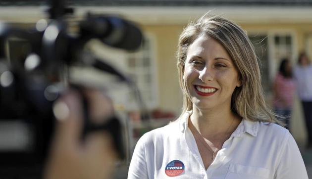 U.S. Representative Katie Hill, who is under investigation by the House ethics committee over an alleged relationship with a congressional staffer, said on Sunday that she was resigning from Congress.(AP)