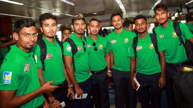 Players of Bangladesh cricket team pose for a photo.(BCB/ Twitter)
