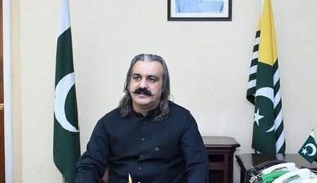 Pakistan minister’s rhetorics on Kashmir issue comes at a time when Pakistan has been snubbed globally over the matter (Twitter/ Ali Amin Gandapur) Pakistan minister’s rhetorics on Kashmir issue comes at a time when Pakistan has been snubbed globally over the matter (Twitter/ Ali Amin Gandapur)