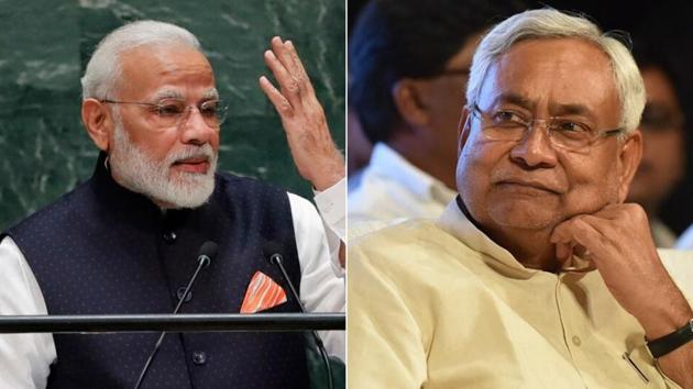 Following the April-May general elections, the JD (U) rejected the one cabinet berth it was offered in the second term of the Narendra Modi government.(Photo: Reuters (Left) and Arijit Sen/ Hindustan Times (Right))