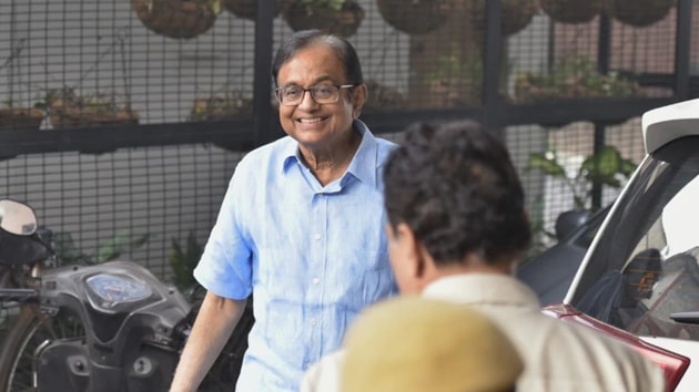 Seeking interim bail till November 4 on medical grounds in the INX Media money laundering case, the senior Congress leader P Chidambaram had moved Delhi High Court on Wednesday.(Photo: Vipin Kumar/ Hindustan Times) Seeking interim bail till November 4 on medical grounds in the INX Media money laundering case, the senior Congress leader P Chidambaram had moved Delhi High Court on Wednesday.(Photo: Vipin Kumar/ Hindustan Times)