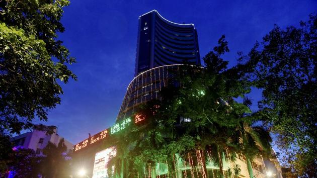 BSE building during the Diwali 'muhurat' trading session for Diwali at BSE in Mumbai. (PTI) BSE building during the Diwali 'muhurat' trading session for Diwali at BSE in Mumbai. (PTI)