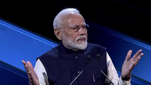 Prime Minister Narendra Modi addresses at Future Investment Initiative (FII) in Riyadh. (ANI Photo) Prime Minister Narendra Modi addresses at Future Investment Initiative (FII) in Riyadh. (ANI Photo)