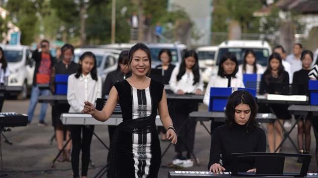 Participants at the inaugural event of the Brillante Nagala Piano Festival, which got underway in Kohima on Tuesday. (Photo Courtesy: Brillante) Participants at the inaugural event of the Brillante Nagala Piano Festival, which got underway in Kohima on Tuesday. (Photo Courtesy: Brillante)