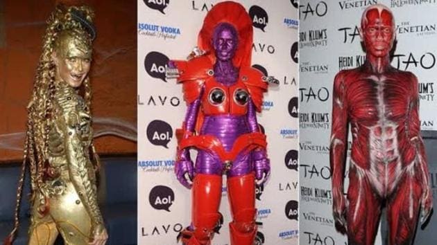 Heidi Klum, the Queen of Halloween has always surprised us with her stupefying dress-ups.(Instagram)