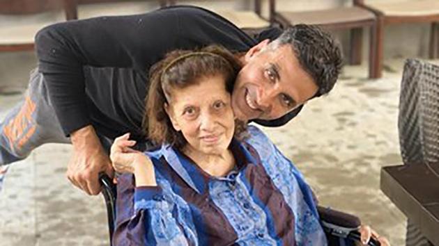 Akshay Kumar with Betty Kapadia.