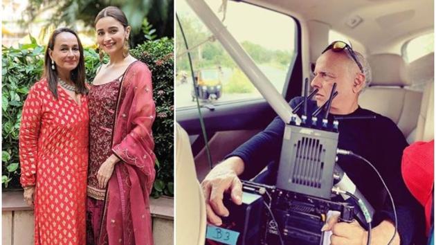 Alia Bhatt has been shooting for Sadak 2 with father Mahesh Bhatt. (Instagram) Alia Bhatt has been shooting for Sadak 2 with father Mahesh Bhatt. (Instagram)