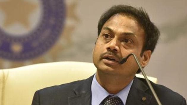 File image of India chief selector MSK Prasad.(Arijit Sen/HT PHOTO)