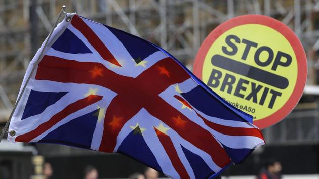 The survey of 2,001 individuals was carried out in the first two weeks of October, a period that saw heightened uncertainty as Prime Minister Boris Johnson attempted to agree a departure agreement with the European Union and the Bank of England warned of “material risks” of economic disruption in the event of a no-deal Brexit.(AP Photo)