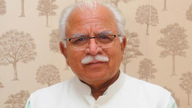 Haryana Chief Minister Manohar Lal Khattar on Thursday said the BJP government at the Centre has fulfilled his dream by fully integrating Jammu and Kashmir with the Union of India.(HT Photo)
