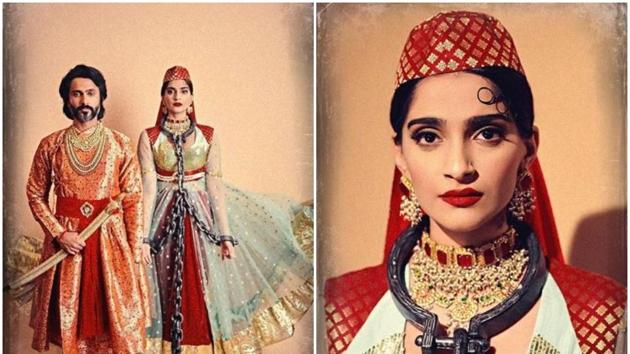 Sonam Kapoor as Anarkali on Halloween.(Instagram)