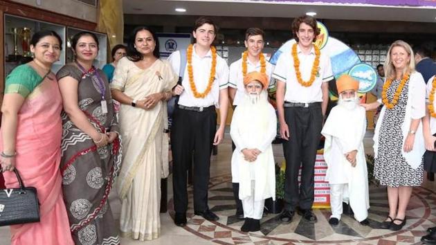 The delegation consisted of five students and a teacher from Australia(HT File)