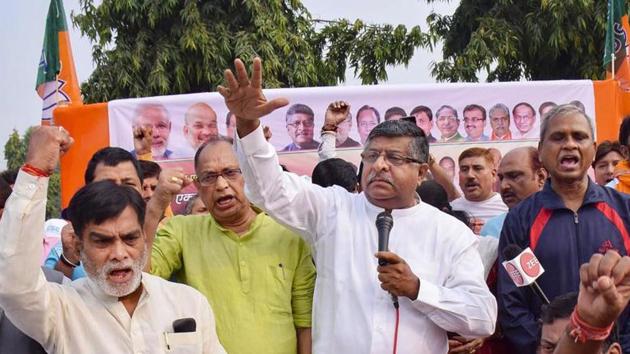 Prasad,however, launched a counter attack reminding the Congress of the spying of the then Army Chief Gen V K Singh under UPA regime. (PTI) Prasad,however, launched a counter attack reminding the Congress of the spying of the then Army Chief Gen V K Singh under UPA regime. (PTI)