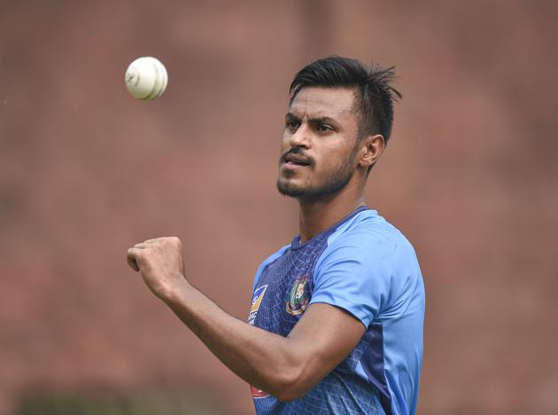 Bangladeshi cricketer Abu Hider during a practice session at Arun Jaitley Stadium in New Delhi. (PTI)