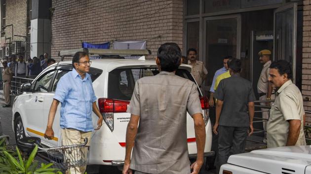 Senior Congress leader and former finance minister P Chidambaram was sent to Tihar Jail on Thursday by a Special Court in Delhi (Photo:PTI) Senior Congress leader and former finance minister P Chidambaram was sent to Tihar Jail on Thursday by a Special Court in Delhi (Photo:PTI)