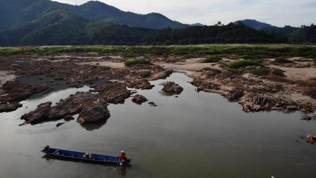 The dam authorities did not immediately respond to AFP requests for comment but trumpet its commitment to clean, sustainable energy. In July the dam operator denied tests on the mega-structure were responsible for the river to dry up downstream in northeastern Thailand. (Lillian Suwanrumpha / AFP)