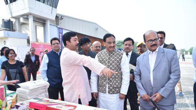 HRD minister at IIT Kanpur (Sourced) HRD minister at IIT Kanpur (Sourced)