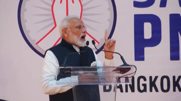The Prime Minister said one of the key elements of his government is to strengthen the ties with ASEAN countries. (BJP Twitter) The Prime Minister said one of the key elements of his government is to strengthen the ties with ASEAN countries. (BJP Twitter)