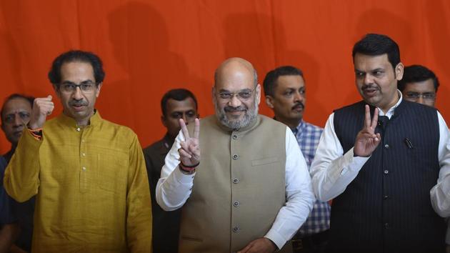 Shiv Sena on Saturday said it would adhere to the “coalition dharma”, a remark being viewed as softening of its stand towards the BJP. (Vijayanand Gupta/HT Photo) Shiv Sena on Saturday said it would adhere to the “coalition dharma”, a remark being viewed as softening of its stand towards the BJP. (Vijayanand Gupta/HT Photo)