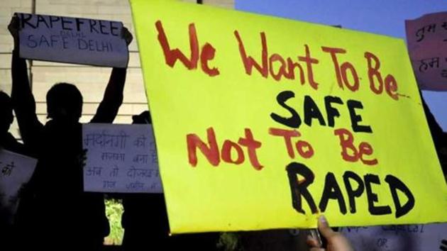 Six men raped a woman in front of her brother-in-law. (Saarthak Aurora/ HT Photo) Six men raped a woman in front of her brother-in-law. (Saarthak Aurora/ HT Photo)