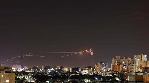 Iron Dome anti-missile system fires interception missiles as rockets are launched from Gaza towards Israel as seen from the city of Ashkelon, Israel Ashkelon (REUTERS) Iron Dome anti-missile system fires interception missiles as rockets are launched from Gaza towards Israel as seen from the city of Ashkelon, Israel Ashkelon (REUTERS)