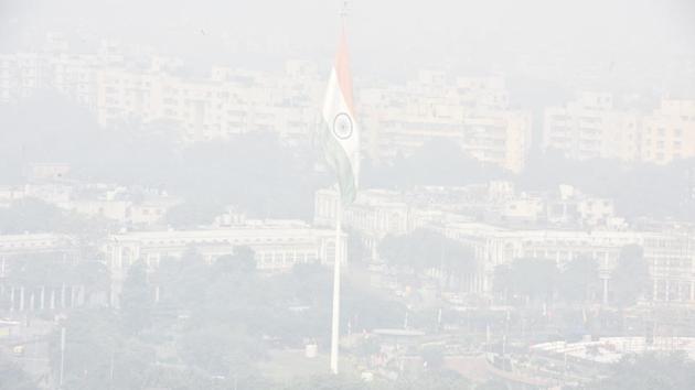 A view of the Central Park engulfed in heavy smog right after the night of Diwali celebrations, at Connaught Place. The Epca also ordered a complete ban on construction work, firecracker use, and activities of polluting industries such as stone-crushers. The order came amid growing criticism of the response mechanism — the Graded Response Action Plan (Grap) — and a rule that says escalating curbs will apply only when pollution has been severe for more than 48 hours. (Sonu Mehta / HT Photo) A view of the Central Park engulfed in heavy smog right after the night of Diwali celebrations, at Connaught Place. The Epca also ordered a complete ban on construction work, firecracker use, and activities of polluting industries such as stone-crushers. The order came amid growing criticism of the response mechanism — the Graded Response Action Plan (Grap) — and a rule that says escalating curbs will apply only when pollution has been severe for more than 48 hours. (Sonu Mehta / HT Photo)