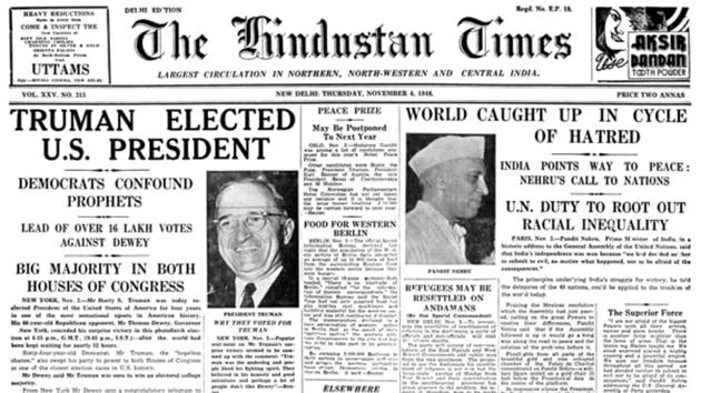 From the archives of the Hindustan Times: November 4 - Hindustan Times