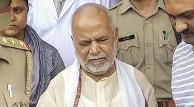 On September 20, Chinmayanand was arrested under the Indian Penal Code Section 376-C (sexual intercourse by a person in authority), 354-D (stalking), 342 (wrongful confinement) and 506 (criminal intimidation). (HT File) On September 20, Chinmayanand was arrested under the Indian Penal Code Section 376-C (sexual intercourse by a person in authority), 354-D (stalking), 342 (wrongful confinement) and 506 (criminal intimidation). (HT File)