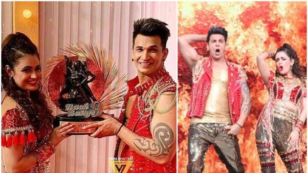 Prince Narula and Yuvika Chaudhary won Nach Baliye 9 on Sunday.(Instagram)