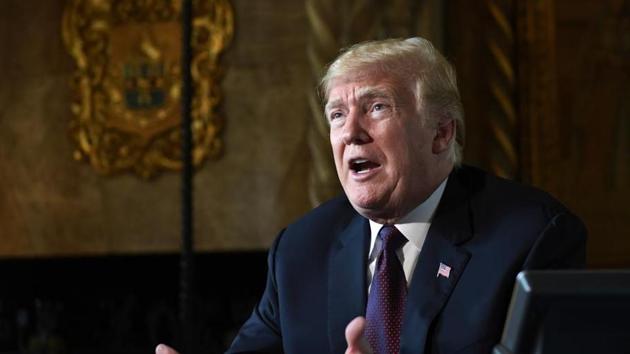 Trump, without giving evidence, suggested the whistleblower could potentially be guilty of fraud. (AP) Trump, without giving evidence, suggested the whistleblower could potentially be guilty of fraud. (AP)
