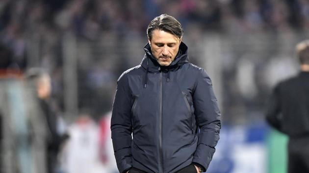 Bayern's head coach Niko Kovac during the DFB Pokal second round match between VfL Bochum and Bayern Munich.(AP)