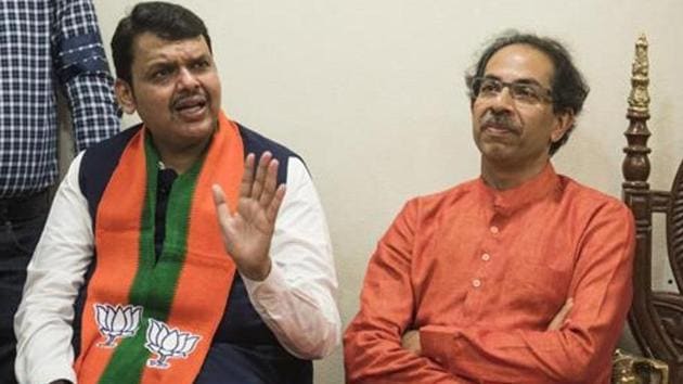 Maharashtra is witnessing a stand-off between the Sena and its ally BJP over power sharing after the two parties won simple majority in the October 21 assembly elections. (HT Correspondent) Maharashtra is witnessing a stand-off between the Sena and its ally BJP over power sharing after the two parties won simple majority in the October 21 assembly elections. (HT Correspondent)