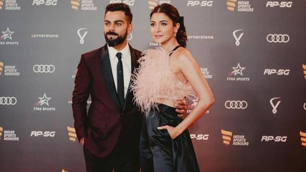 The couple looked dapper at the second edition of the Indian Sports Honours. (INSTAGRAM)