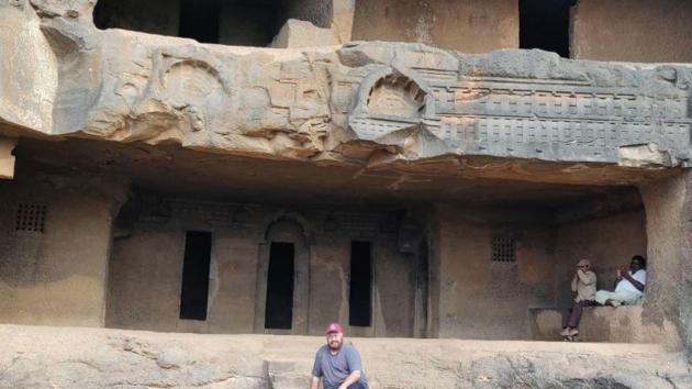 Other caves that can be found in this area are the Karla Caves and Nasik Caves.  (Deepinder Singh Kapany) 