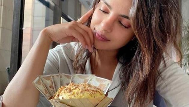 Priyanka Chopra is in Delhi for The White Tiger.