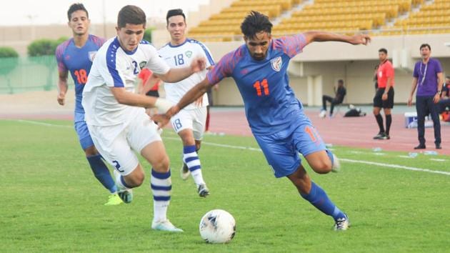 India began their 2020 AFC U-19 Championship qualification campaign with a 0-2 defeat.(AIFF)