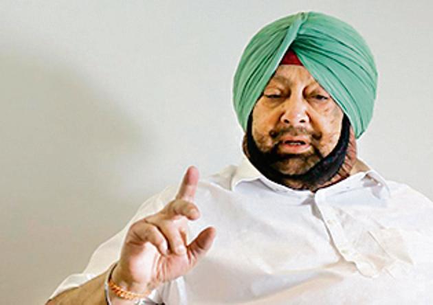 I told you so, said Punjab Chief Minister Amarinder Singh on Wednesday as a video released by Pakistan on Monday to mark the opening of the Kartarpur Corridor showed posters of Khalistani separatist leaders.(Sanjeev Sharma/HT Photo)