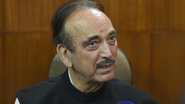 Congress leader Ghulam Nabi Azad was among three senior leaders who gave a patient hearing to party leaders of the Telangana unit in Hyderabad (HT PHOTO) Congress leader Ghulam Nabi Azad was among three senior leaders who gave a patient hearing to party leaders of the Telangana unit in Hyderabad (HT PHOTO)