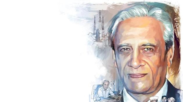 Satish Dhawan in 1972, succeeded Vikram Sarabhai as the chairman of Indian Space Research Organisation (ISRO).(ILLUSTRATION: Unnikrishnan) Satish Dhawan in 1972, succeeded Vikram Sarabhai as the chairman of Indian Space Research Organisation (ISRO).(ILLUSTRATION: Unnikrishnan)