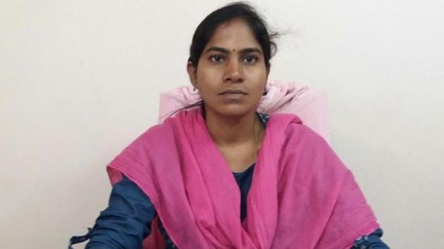 While Vijaya Reddy died within minutes, Suresh also sustained burn injuries while setting her on fire. (Photo by Special arrangement) While Vijaya Reddy died within minutes, Suresh also sustained burn injuries while setting her on fire. (Photo by Special arrangement)