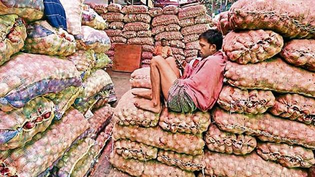 Onion prices soar due to supply shortage. (PTI Photo) Onion prices soar due to supply shortage. (PTI Photo)