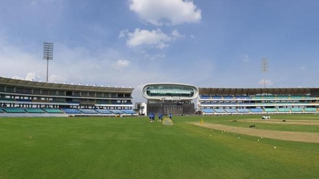 Saurashtra Cricket Association Stadium in Rajkot.(Twitter)