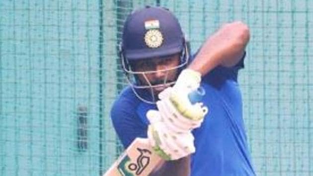 Sanju Samson in action during a training session.(Sanju Samson/ Twitter)