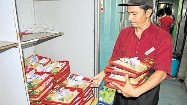 The firm claims to provide catering on nearly 150 trains including the Rajdhani Express.(HT Photo/Representative) The firm claims to provide catering on nearly 150 trains including the Rajdhani Express.(HT Photo/Representative)
