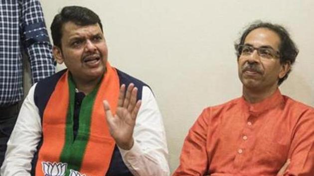 Shiv Sena remains adamant on its demand of sharing the chief minister’s position on a rotational basis in Maharashtra . (Photo by Aalok Soni/Hindustan Times) Shiv Sena remains adamant on its demand of sharing the chief minister’s position on a rotational basis in Maharashtra . (Photo by Aalok Soni/Hindustan Times)